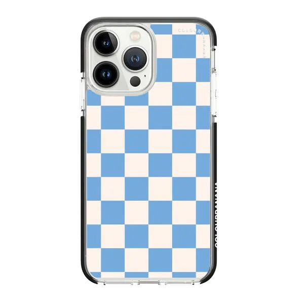 iPhone Case - Cyan Checkered