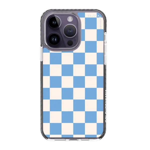 iPhone Case - Cyan Checkered