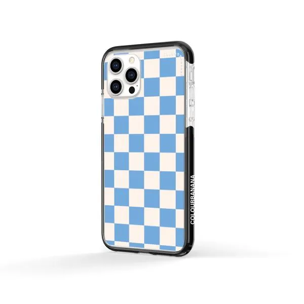 iPhone Case - Cyan Checkered
