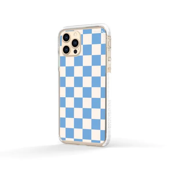 iPhone Case - Cyan Checkered