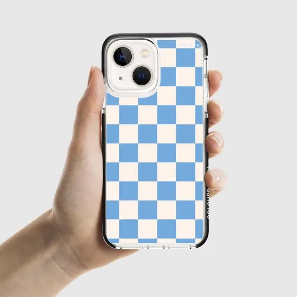 iPhone Case - Cyan Checkered