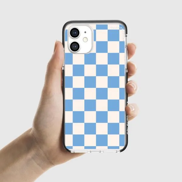 iPhone Case - Cyan Checkered