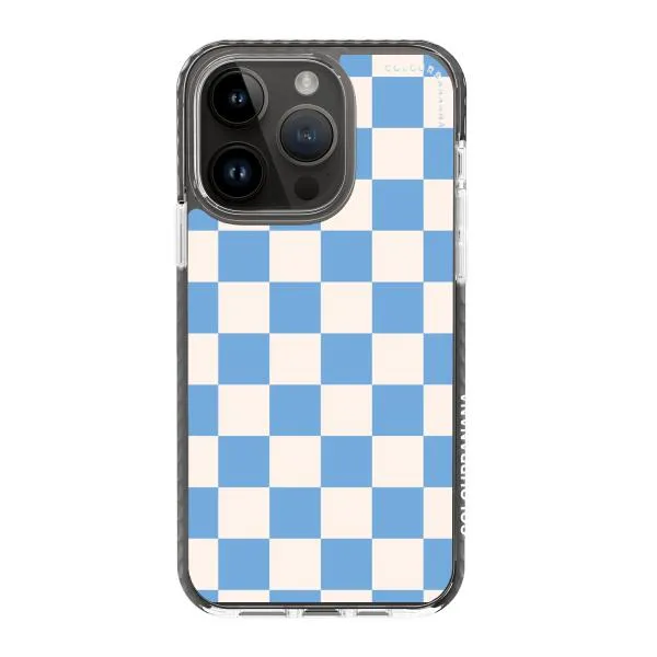 iPhone Case - Cyan Checkered