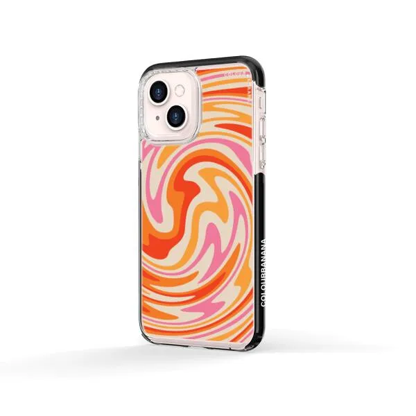 iPhone Case - Retro Modern Liquid Swirl