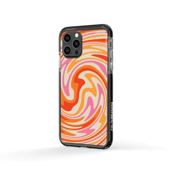 iPhone Case - Retro Modern Liquid Swirl