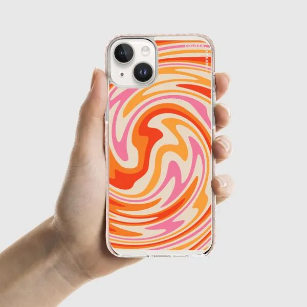 iPhone Case - Retro Modern Liquid Swirl