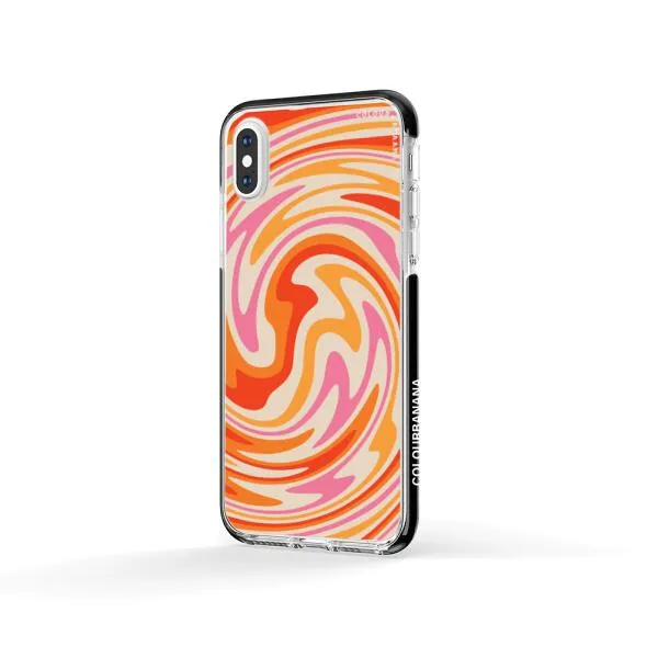 iPhone Case - Retro Modern Liquid Swirl