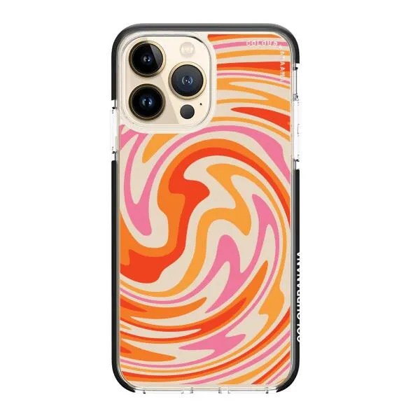 iPhone Case - Retro Modern Liquid Swirl