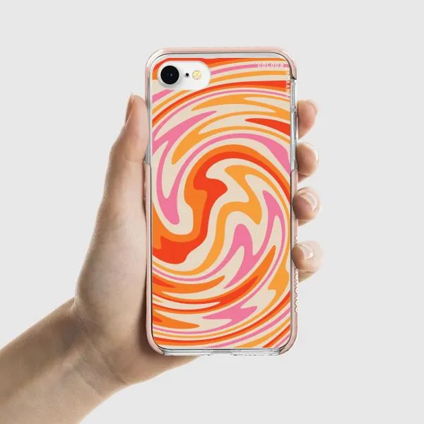iPhone Case - Retro Modern Liquid Swirl