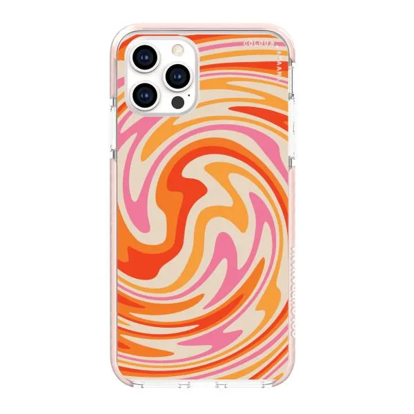 iPhone Case - Retro Modern Liquid Swirl