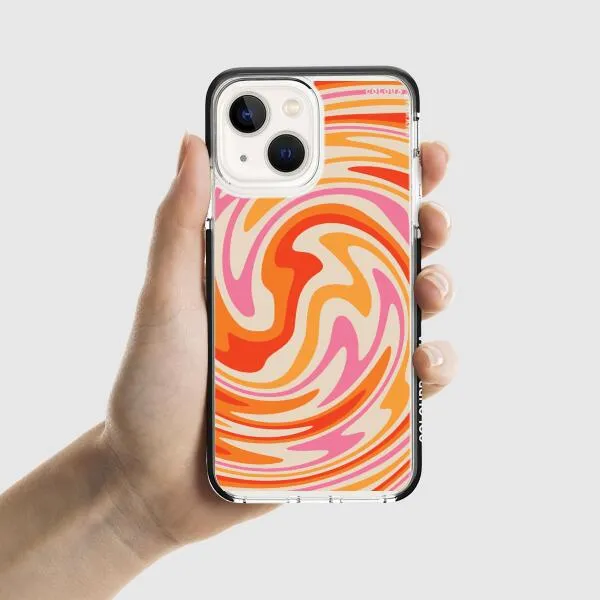 iPhone Case - Retro Modern Liquid Swirl