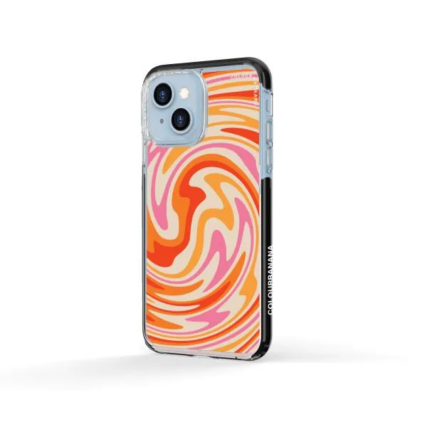 iPhone Case - Retro Modern Liquid Swirl