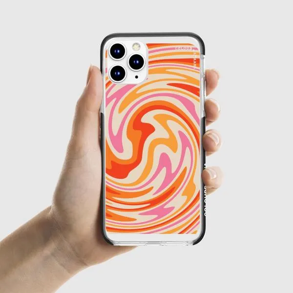 iPhone Case - Retro Modern Liquid Swirl