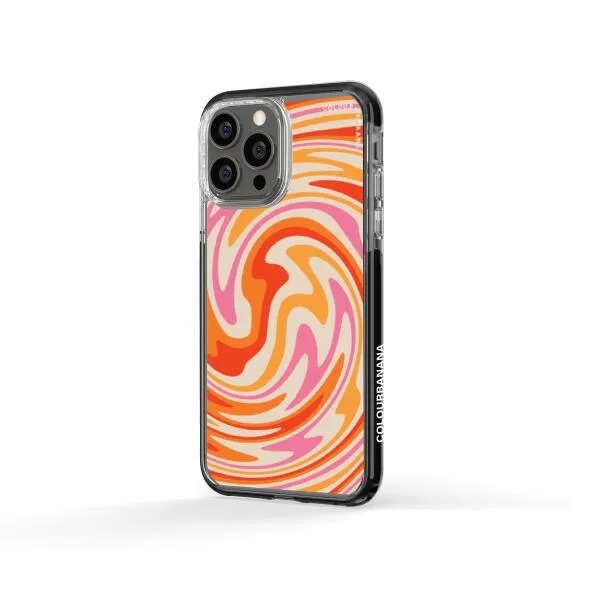 iPhone Case - Retro Modern Liquid Swirl