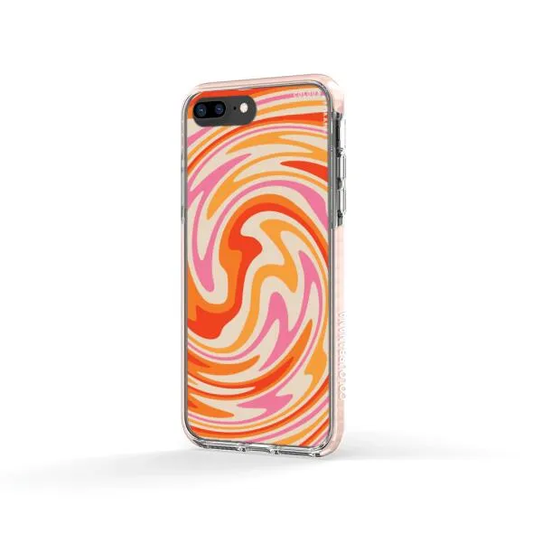 iPhone Case - Retro Modern Liquid Swirl
