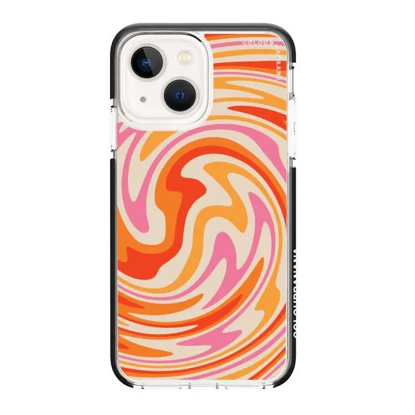 iPhone Case - Retro Modern Liquid Swirl