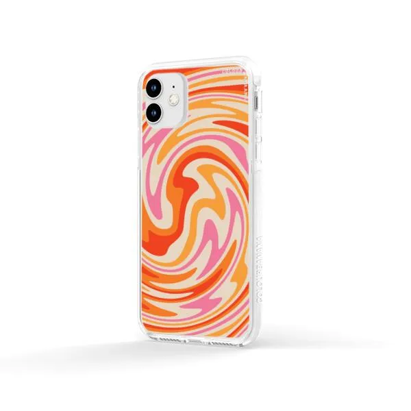 iPhone Case - Retro Modern Liquid Swirl