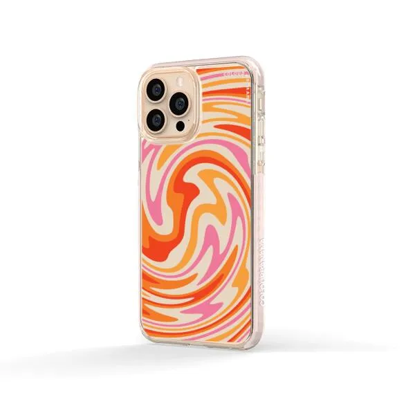 iPhone Case - Retro Modern Liquid Swirl