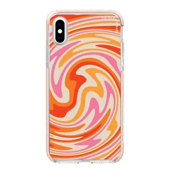 iPhone Case - Retro Modern Liquid Swirl