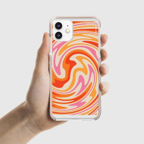 iPhone Case - Retro Modern Liquid Swirl