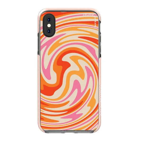 iPhone Case - Retro Modern Liquid Swirl