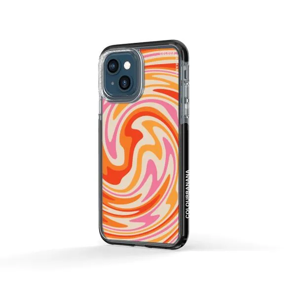 iPhone Case - Retro Modern Liquid Swirl