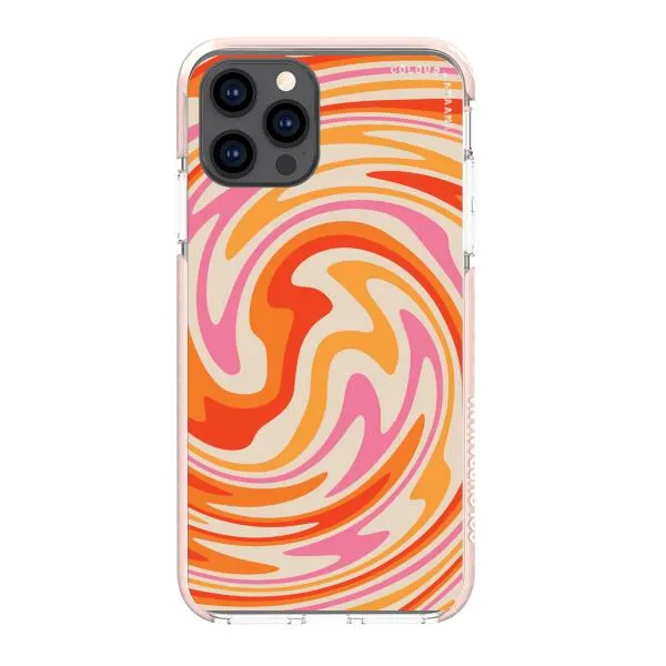 iPhone Case - Retro Modern Liquid Swirl