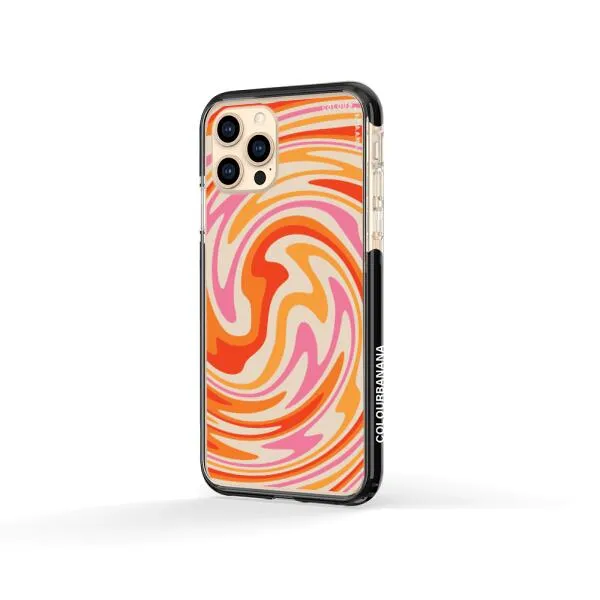 iPhone Case - Retro Modern Liquid Swirl