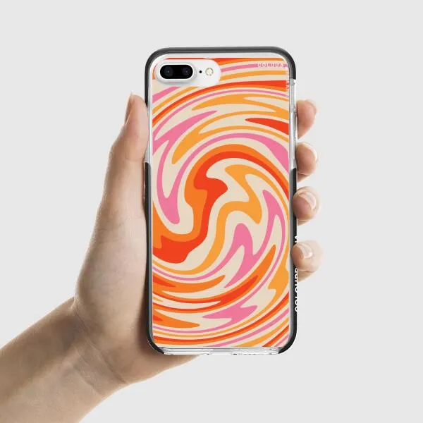 iPhone Case - Retro Modern Liquid Swirl