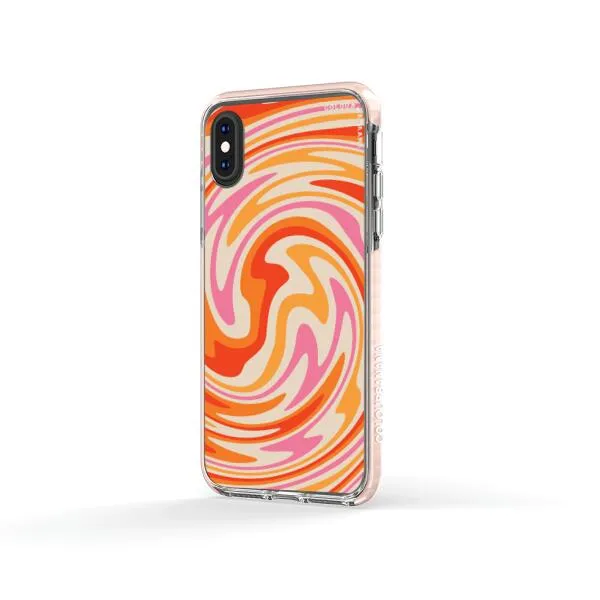 iPhone Case - Retro Modern Liquid Swirl