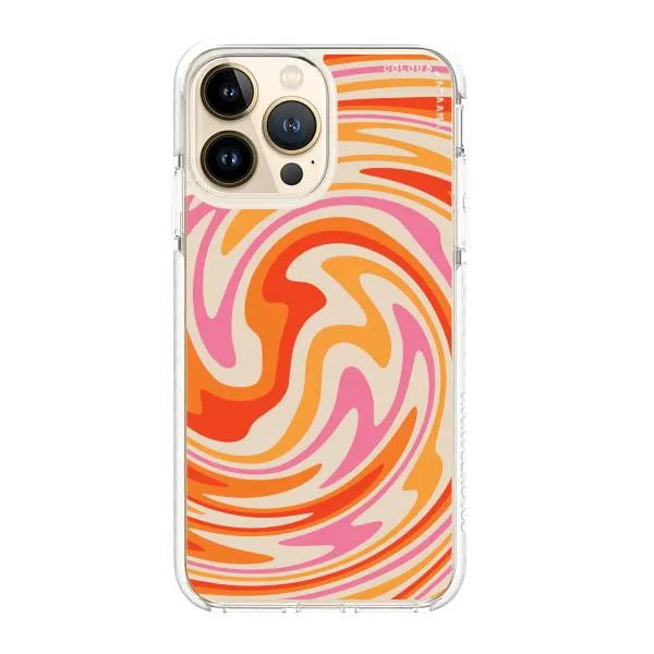 iPhone Case - Retro Modern Liquid Swirl