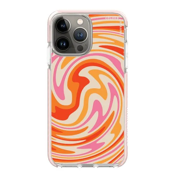 iPhone Case - Retro Modern Liquid Swirl