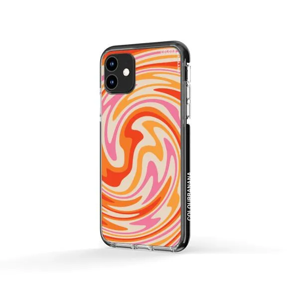 iPhone Case - Retro Modern Liquid Swirl