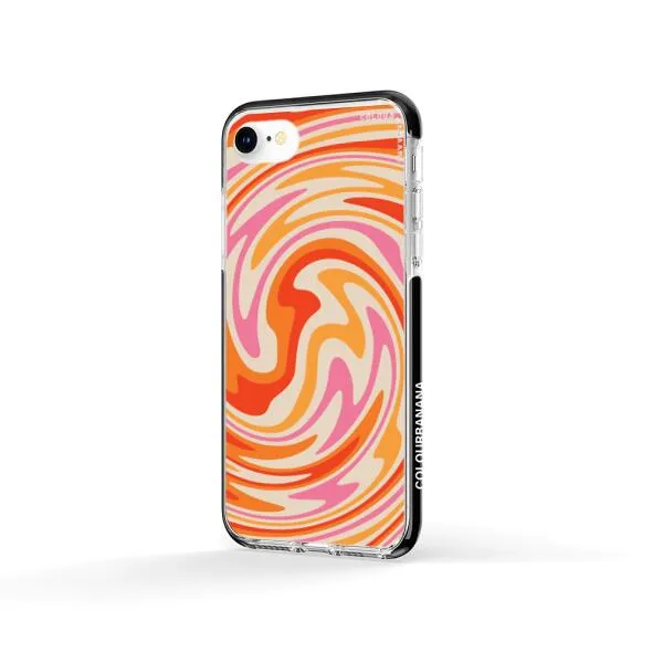 iPhone Case - Retro Modern Liquid Swirl