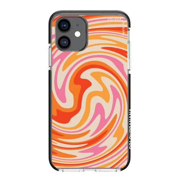 iPhone Case - Retro Modern Liquid Swirl