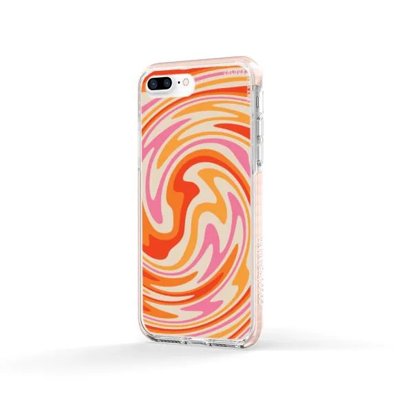 iPhone Case - Retro Modern Liquid Swirl