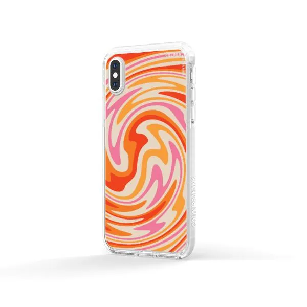 iPhone Case - Retro Modern Liquid Swirl
