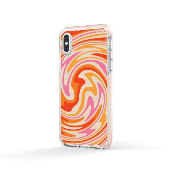 iPhone Case - Retro Modern Liquid Swirl