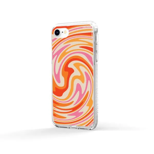 iPhone Case - Retro Modern Liquid Swirl