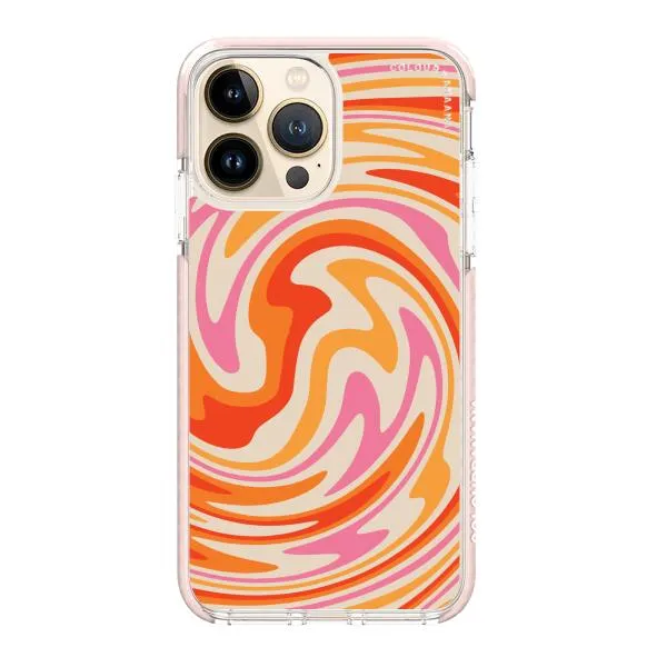 iPhone Case - Retro Modern Liquid Swirl