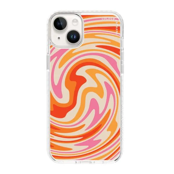 iPhone Case - Retro Modern Liquid Swirl