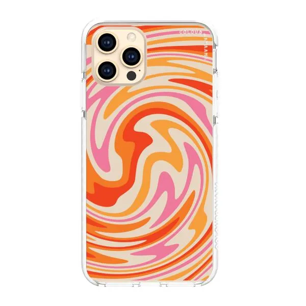iPhone Case - Retro Modern Liquid Swirl