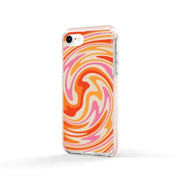 iPhone Case - Retro Modern Liquid Swirl