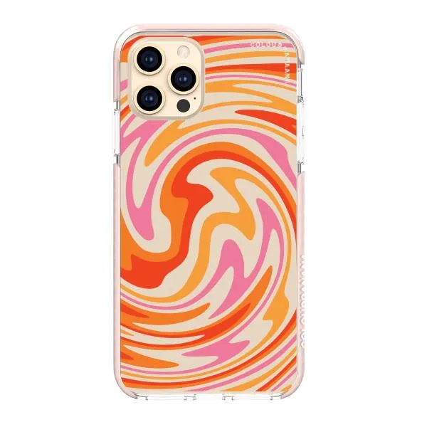 iPhone Case - Retro Modern Liquid Swirl