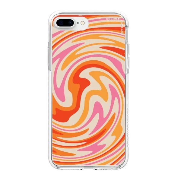 iPhone Case - Retro Modern Liquid Swirl