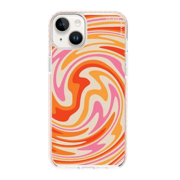 iPhone Case - Retro Modern Liquid Swirl