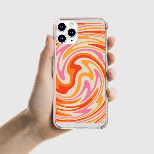 iPhone Case - Retro Modern Liquid Swirl