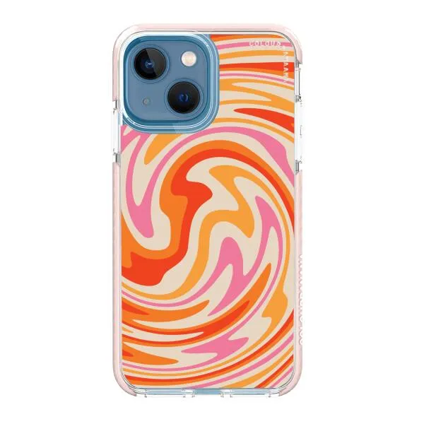 iPhone Case - Retro Modern Liquid Swirl