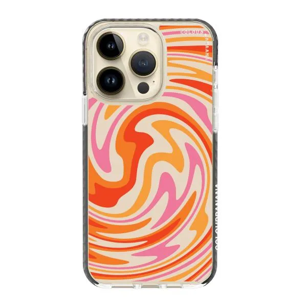 iPhone Case - Retro Modern Liquid Swirl