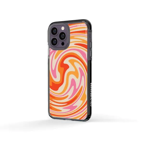 iPhone Case - Retro Modern Liquid Swirl
